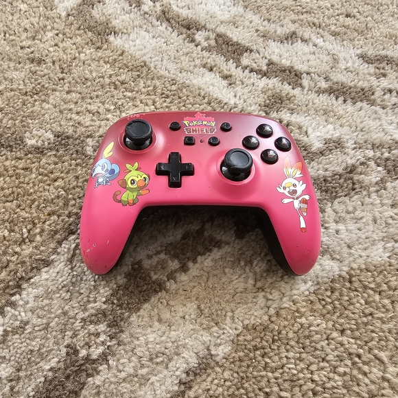 Nintendo Switch Pokemon Shield PowerA Enhanced Wireless Controller - Picture 1 of 10